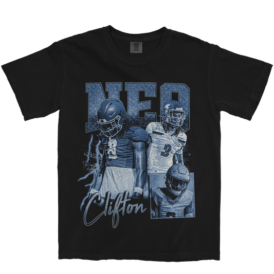 NEO CLIFTON GRAPHIC BLACK TEE