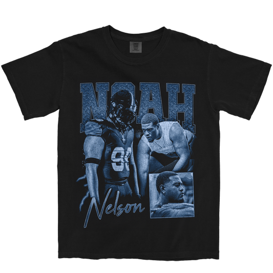 NOAH NELSON GRAPHIC BLACK TEE