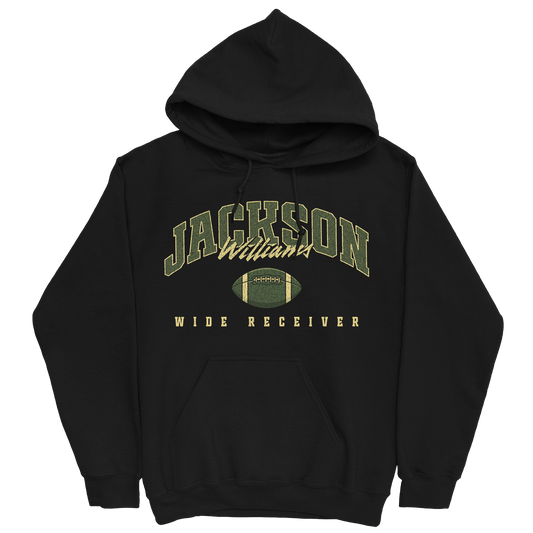 JACKSON WILLIAMS FOOTBALL BLACK HOODIE