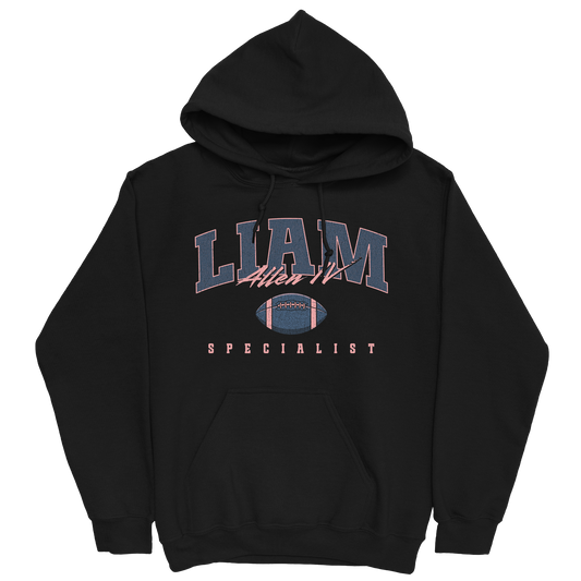 LIAM ALLEN IV FOOTBALL BLACK HOODIE