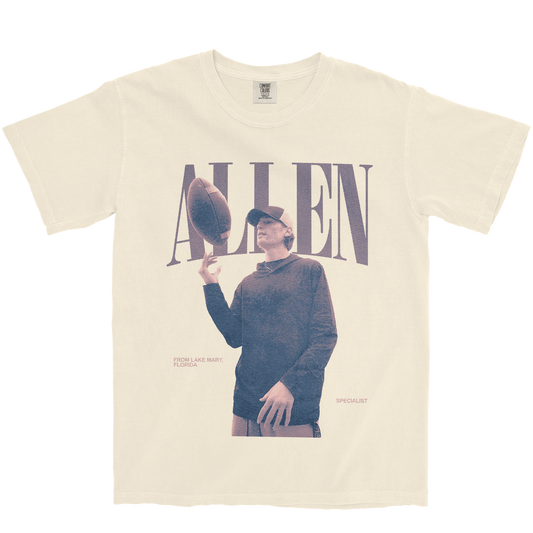 LIAM ALLEN IV VINTAGE IVORY TEE