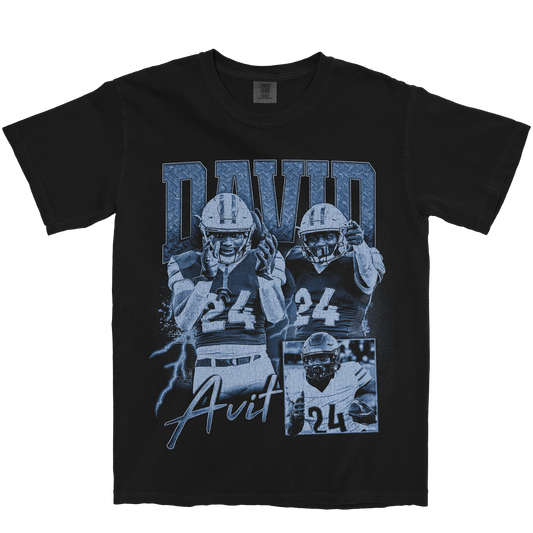 DAVID AVIT GRAPHIC BLACK TEE