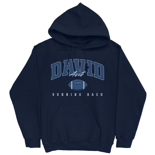 DAVID AVIT FOOTBALL NAVY HOODIE