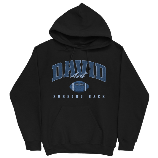 DAVID AVIT FOOTBALL BLACK HOODIE