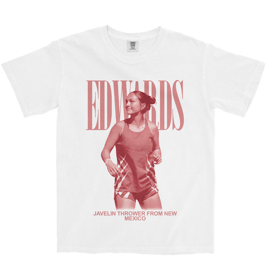 PRESLEY EDWARDS VINTAGE WHITE TEE