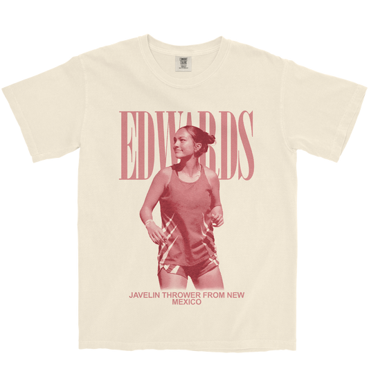 PRESLEY EDWARDS VINTAGE IVORY TEE