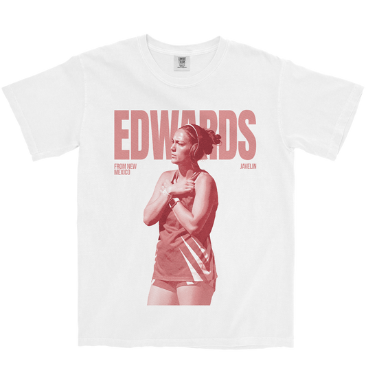 PRESLEY EDWARDS JAVELIN WHITE TEE