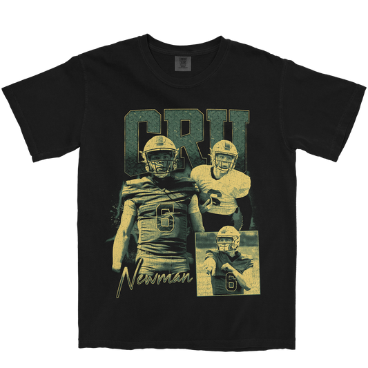 CRU NEWMAN GRAPHIC BLACK TEE