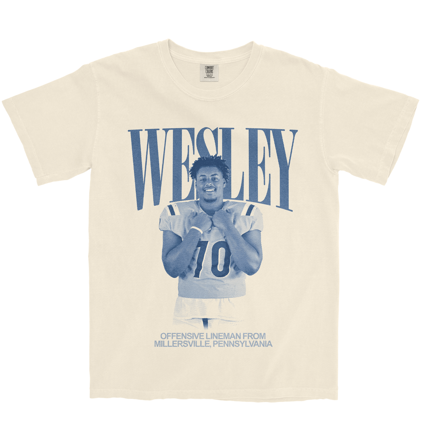 DHAMIR WESLEY VINTAGE IVORY TEE