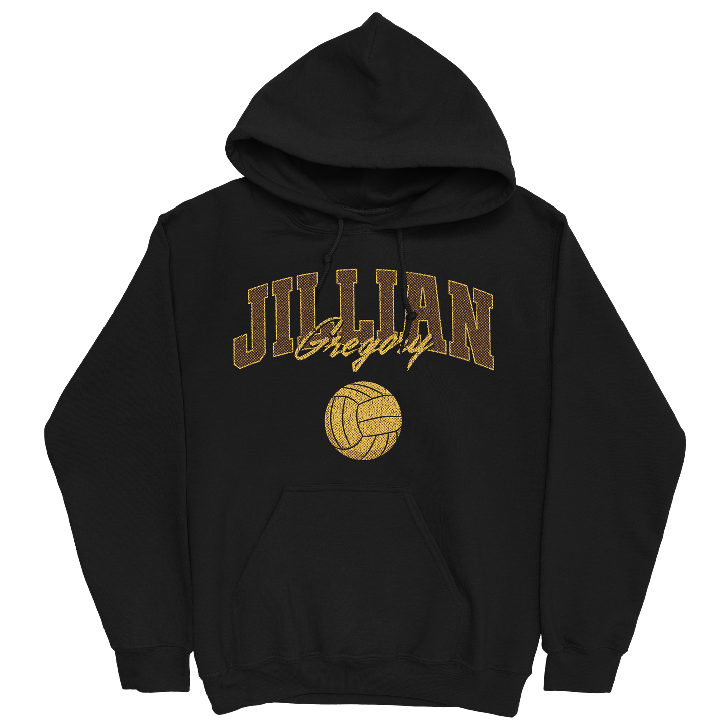 JILLIAN GREGORY VOLLEYBALL BLACK HOODIE