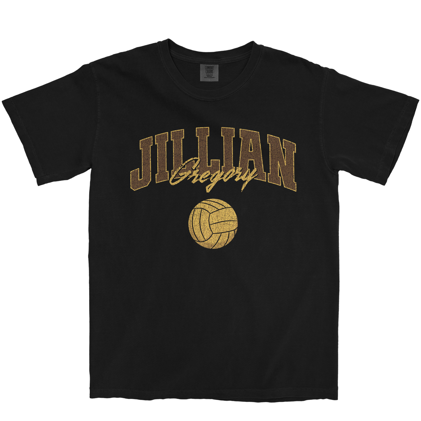 JILLIAN GREGORY VOLLEYBALL BLACK TEE