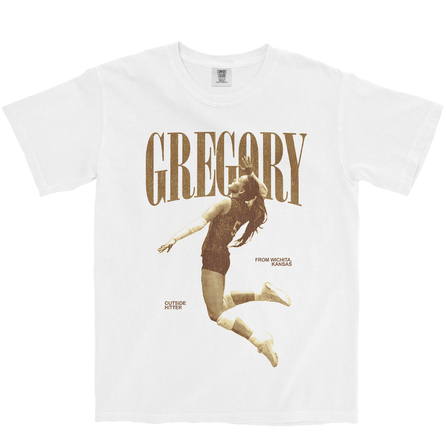 JILLIAN GREGORY VINTAGE WHITE TEE