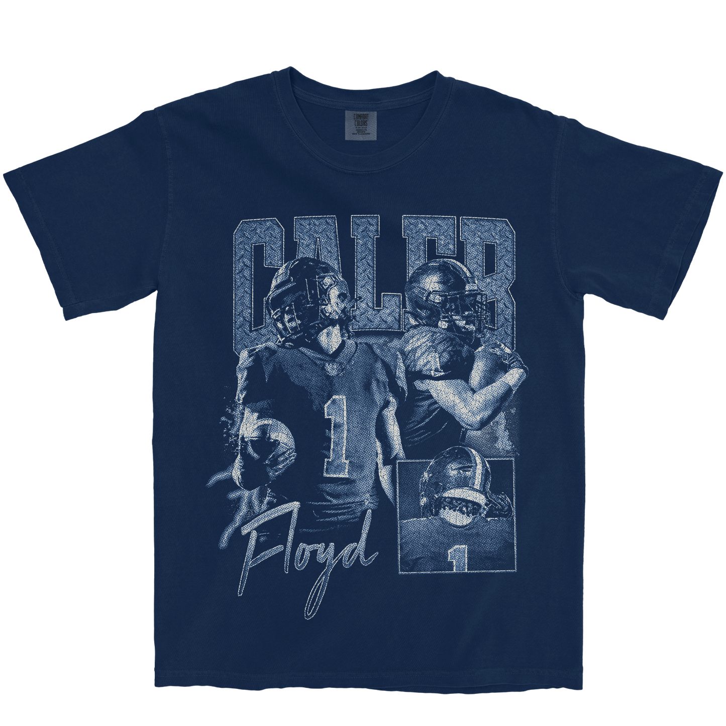 CALEB FLOYD GRAPHIC NAVY TEE
