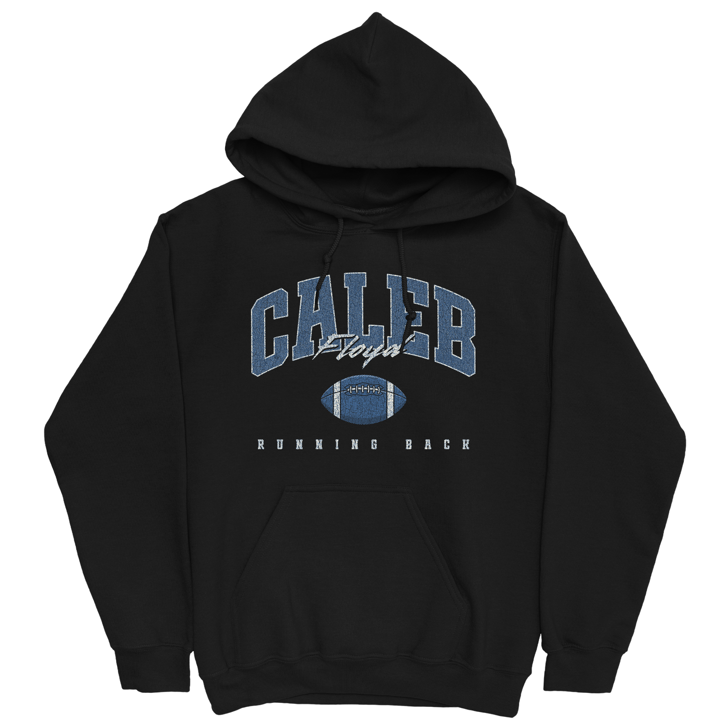 CALEB FLOYD FOOTBALL BLACK HOODIE