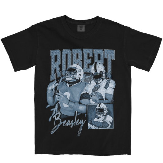 ROBERT BEASLEY GRAPHIC BLACK TEE