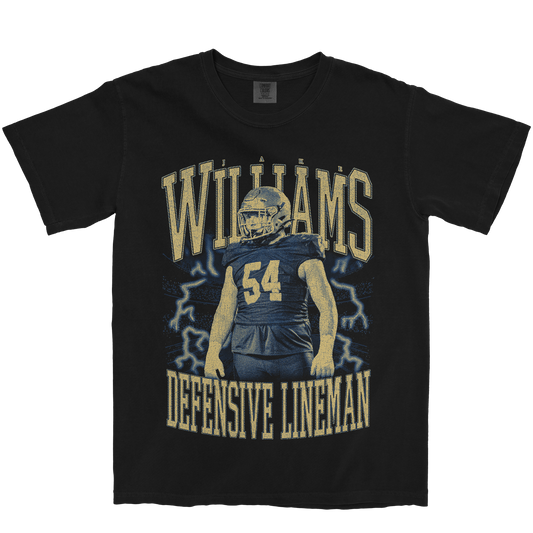 JAKE WILLIAMS VINTAGE BLACK TEE