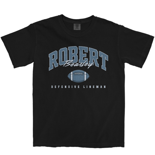 ROBERT BEASLEY FOOTBALL BLACK TEE