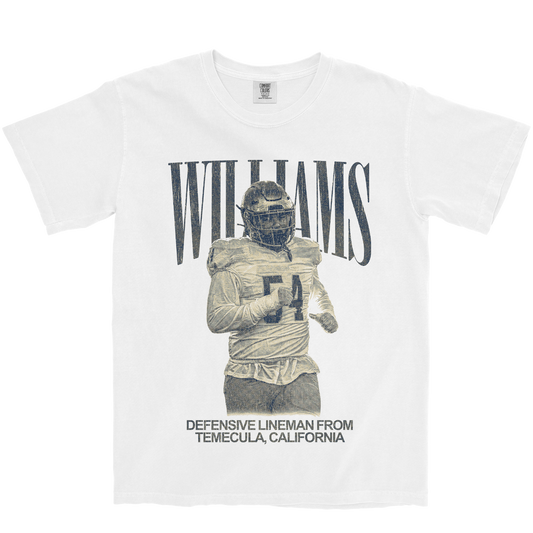 JAKE WILLIAMS VINTAGE WHITE TEE