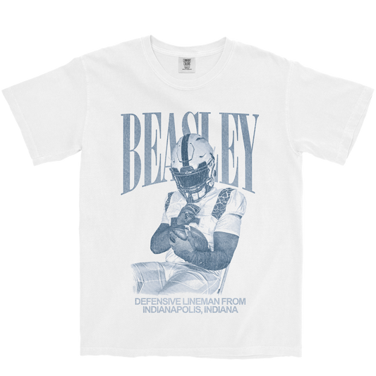 ROBERT BEASLEY VINTAGE WHITE TEE