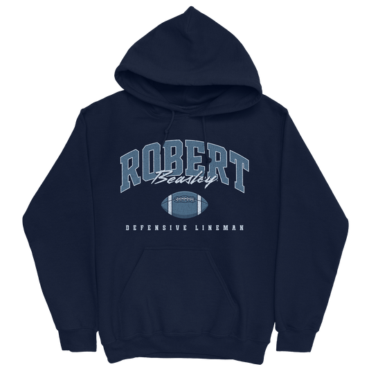 ROBERT BEASLEY FOOTBALL NAVY HOODIE