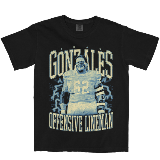 JUAN GONZALES VINTAGE BLACK TEE