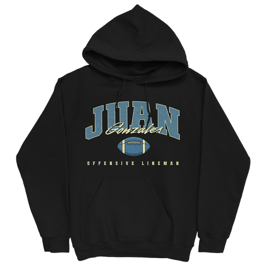 JUAN GONZALES FOOTBALL BLACK HOODIE
