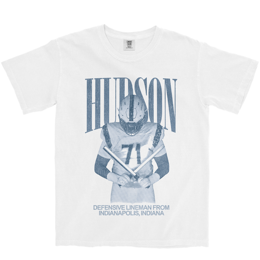 ZESHAUN HUDSON VINTAGE WHITE TEE