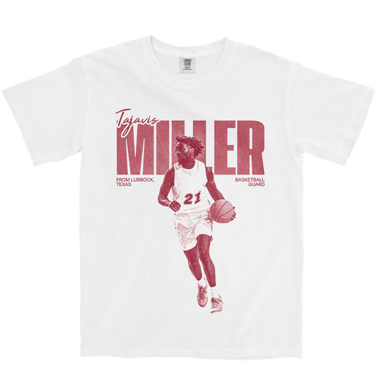 TAJAVIS MILLER VINTAGE WHITE TEE