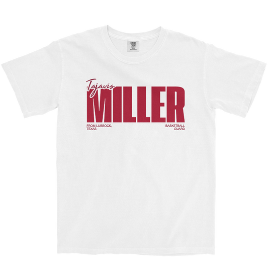 TAJAVIS MILLER CLASSIC WHITE TEE