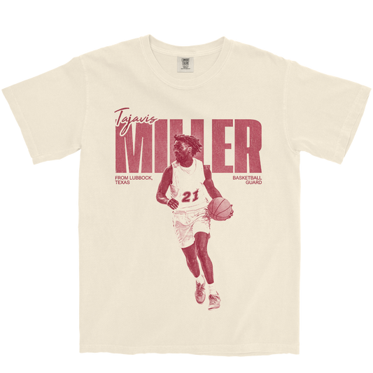 TAJAVIS MILLER VINTAGE IVORY TEE