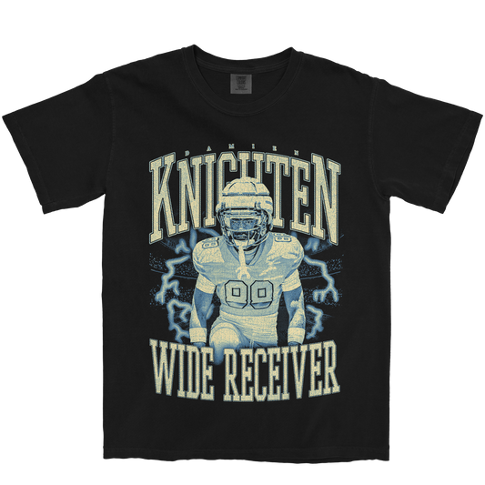 DAMIEN KNIGHTEN VINTAGE BLACK TEE