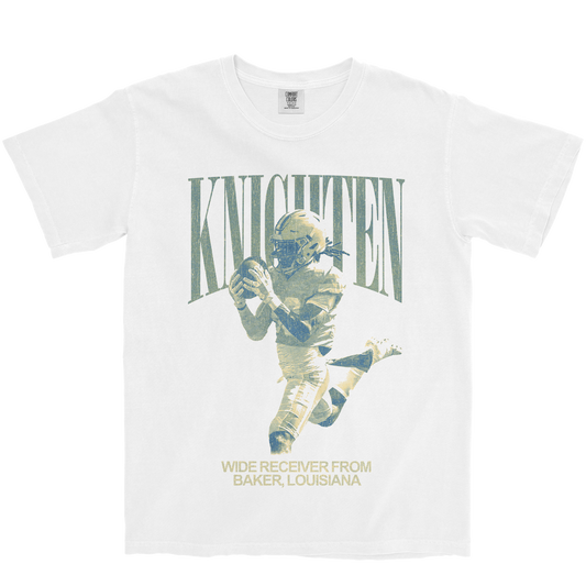 DAMIEN KNIGHTEN VINTAGE WHITE TEE