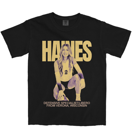 ELLA HAINES VINTAGE BLACK TEE