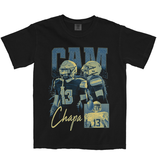 CAM CHAPA GRAPHIC BLACK TEE