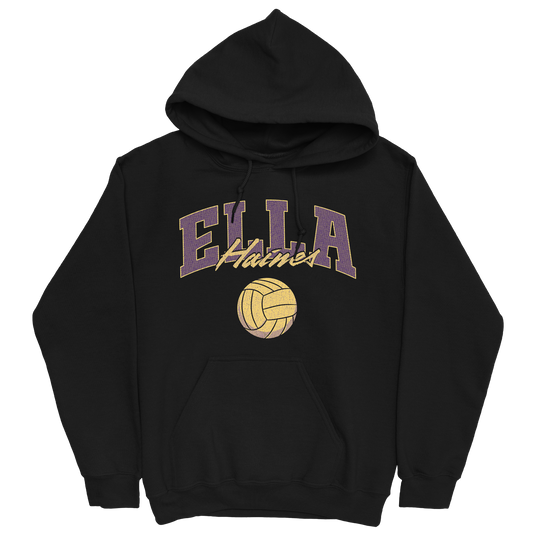 ELLA HAINES VOLLEYBALL BLACK HOODIE
