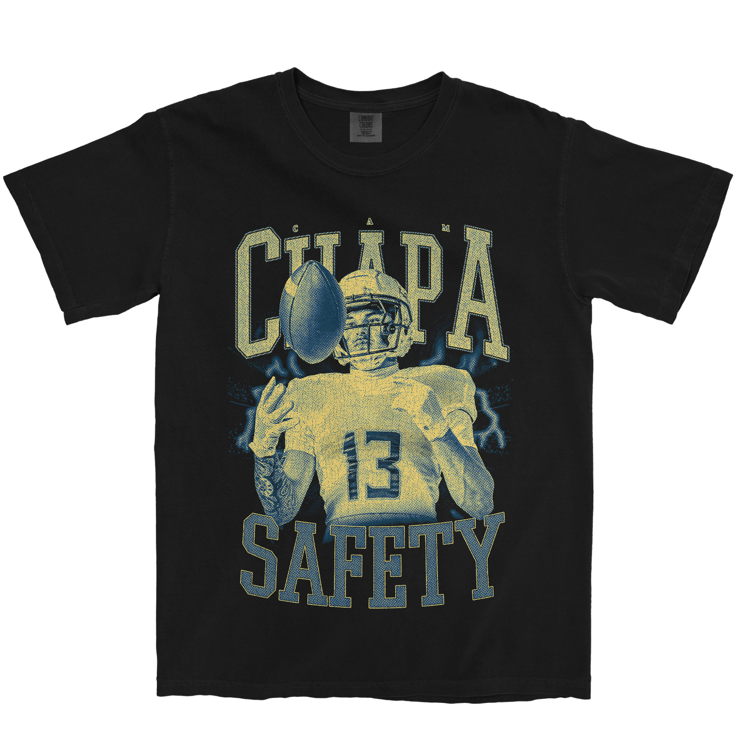 CAM CHAPA VINTAGE BLACK TEE