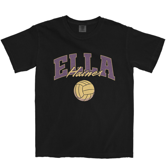 ELLA HAINES VOLLEYBALL BLACK TEE