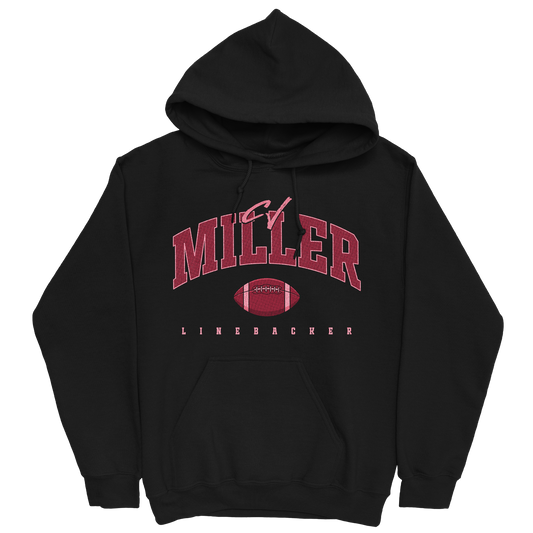 CJ MILLER FOOTBALL BLACK HOODIE