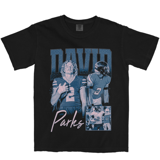 DAVID PARKS GRAPHIC BLACK TEE