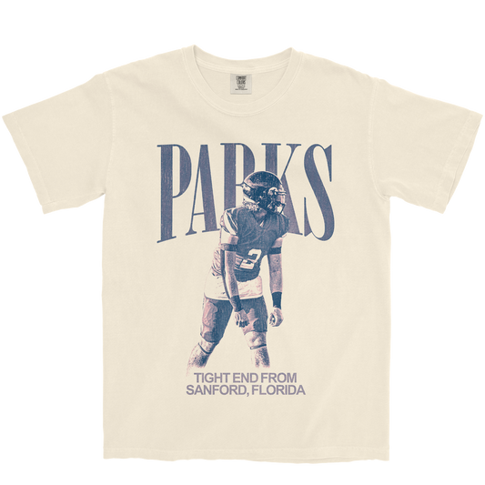 DAVID PARKS VINTAGE IVORY TEE