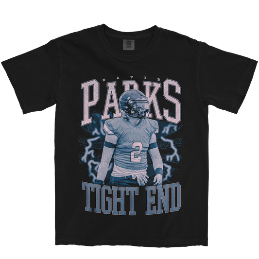 DAVID PARKS VINTAGE BLACK TEE