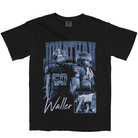 JONATHAN WALLER GRAPHIC BLACK TEE