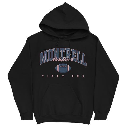 MONTRELL WALKER FOOTBALL BLACK HOODIE