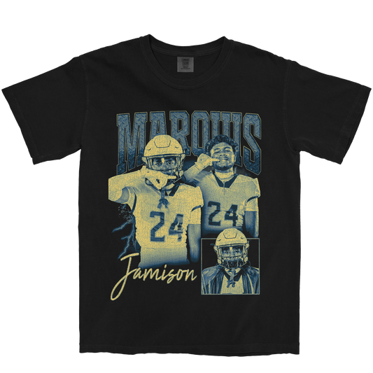 MARQUIS JAMISON GRAPHIC BLACK TEE