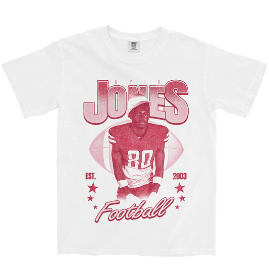 NYIR JONES RETRO WHITE TEE