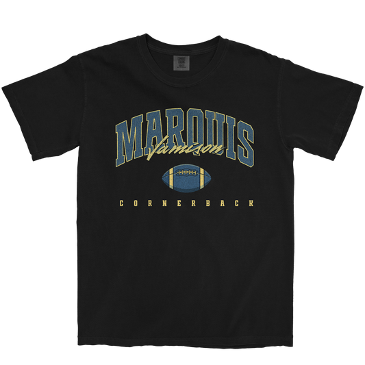 MARQUIS JAMISON FOOTBALL BLACK TEE