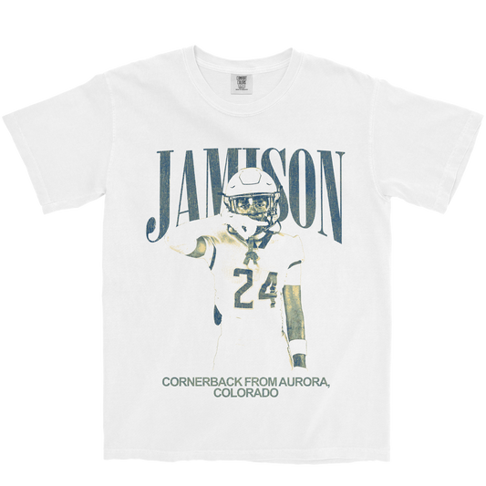 MARQUIS JAMISON VINTAGE WHITE TEE