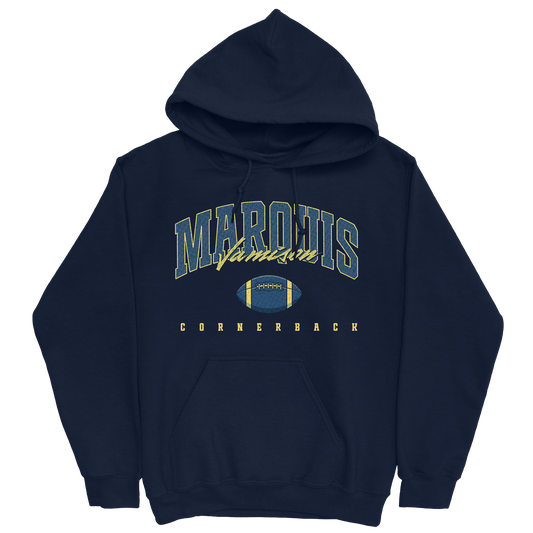 MARQUIS JAMISON FOOTBALL NAVY HOODIE