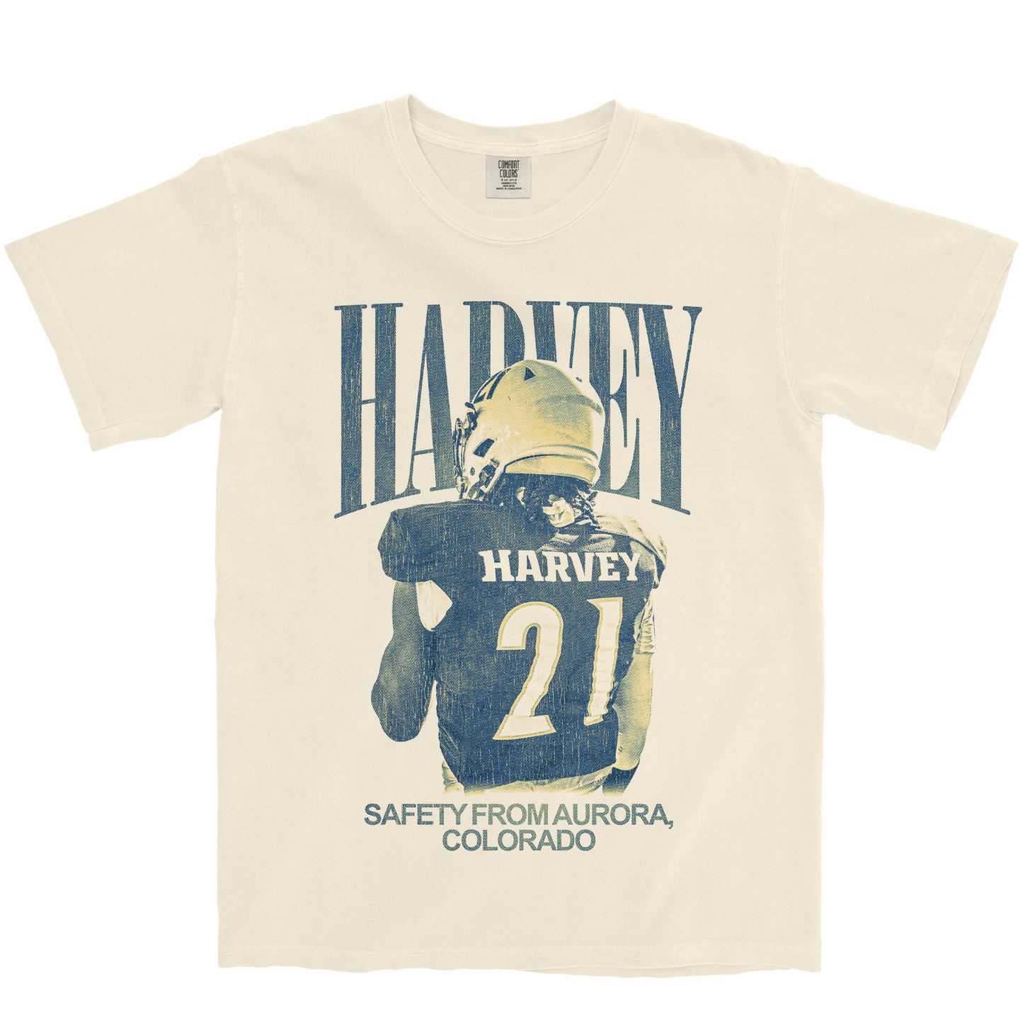 JOSHUA HARVEY VINTAGE IVORY TEE