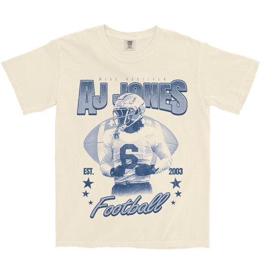 AJ JONES RETRO IVORY TEE